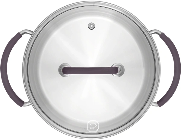 Кастрюля Rondell Akzent RDS-1387 2.1л. d=18см (с крышкой) стальной