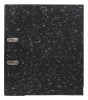 Папка-регистратор Buro МР50-332ВК/SBURO A4 50мм картон/бумага черный мет.окант. сборная