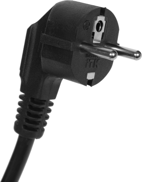 Шнур питания ITK PC-C13D-1M C13-Schuko проводник.:3x1.5мм2 1м 230В 10А (упак.:1шт) черный