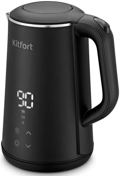 Чайник Kitfort КТ-6188 1.6л. 1500Вт черный (пластик)