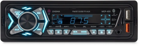 Автомагнитола Digma MCP-455 1DIN 2x45Вт 4