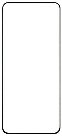 Защитное стекло для экрана Redline черный для Realme 12 4G 2.5D 1шт. (УТ000039355)