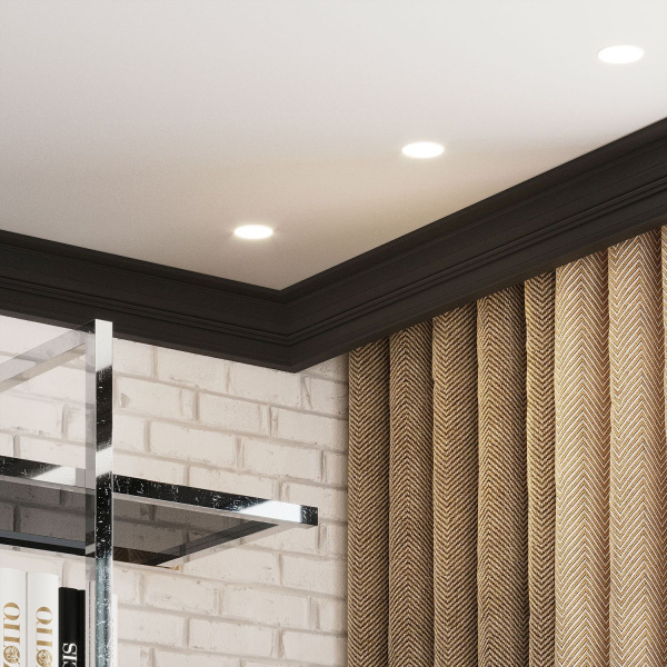 Лампа светодиодная Gauss Black 7Вт цок.:GU5.3 рефлек. 220B 4100K св.свеч.бел.нейт. MR16 (упак.:10шт) (101505207)