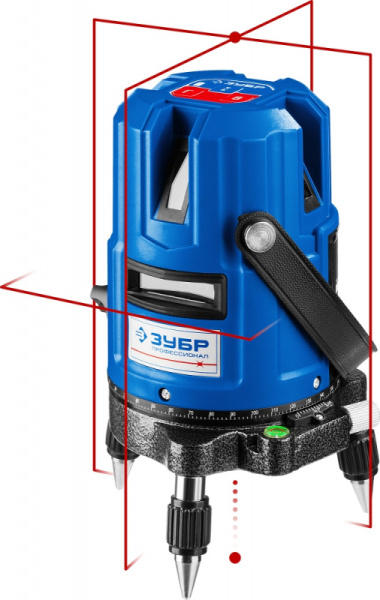 Нивелир лазерн. Зубр Крест-55 2кл.лаз. 660нм цв.луч. красный (34904)