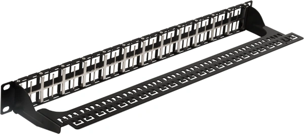 Патч-панель наборная Lanmaster LAN-PPC48OK-UTP 19" 1U 48xRJ45 UTP