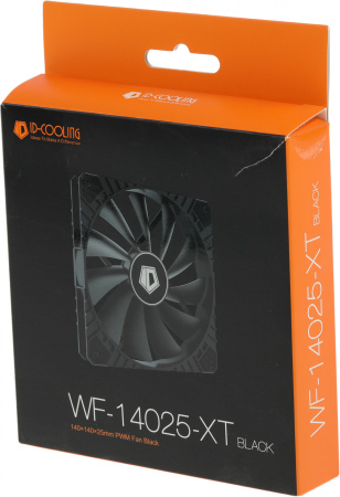 Вентилятор ID-Cooling WF-14025-XT BLACK 140x140mm 4-pin 17-33dB 156gr Ret