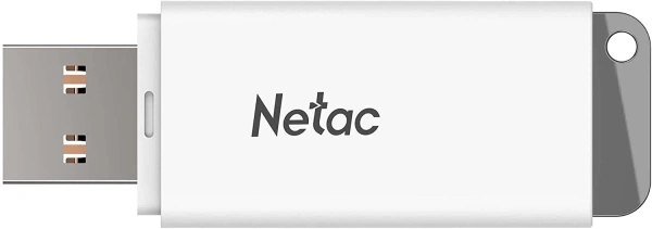 Флеш Диск Netac 4GB U185 NT03U185N-004G-20WH USB2.0 белый