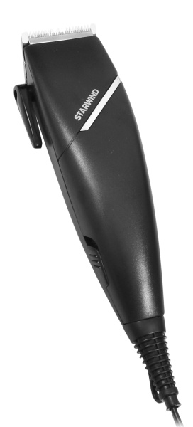 Машинка для стрижки Starwind SBC1711 черный/серебристый 3Вт (насадок в компл:4шт)
