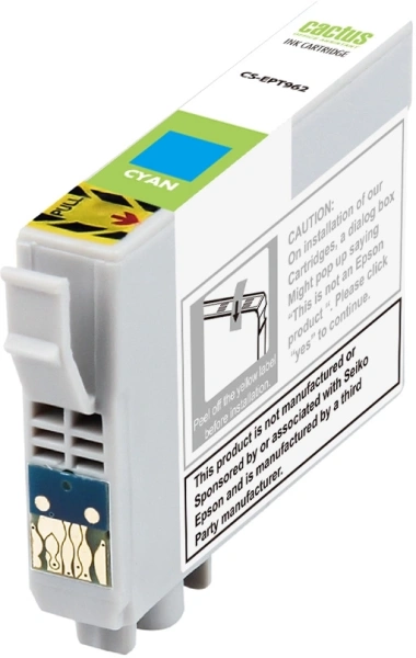 Картридж струйный Cactus CS-EPT962 T0962 голубой (13мл) для Epson Stylus Photo R2880