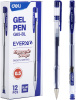 Ручка гелев. Deli EveryU EG65-BL прозрачный d=0.5мм син. черн.
