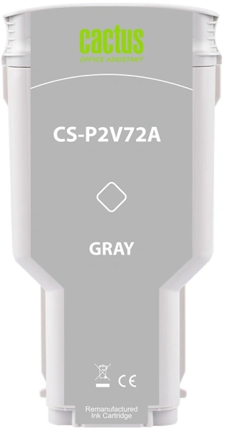 Картридж струйный Cactus CS-F9J80A 727 XXL серый (300мл) для HP Designjet T920/T930/T1500/T1530/T2500/T2530