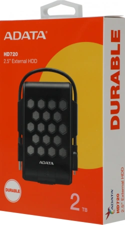 Жесткий диск A-Data USB 3.0 2Tb AHD720-2TU31-CBK HD720 DashDrive Durable 2.5" черный