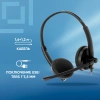 Наушники с микрофоном Оклик HS-L900 черный 1.8м накладные оголовье (1532022)