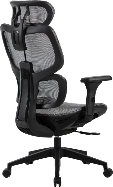 Кресло Cactus CS-MC555-GY черный/серый сетка