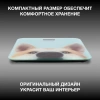 Весы напольные электронные Hyundai H-BS03680 макс.180кг голубой