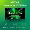 Телевизор LED Digma 32" DM-LED32SBB34 Smart Салют ТВ Frameless черный/HD/DVB-T/60Hz/DVB-T2/DVB-C/DVB