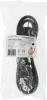 Шнур питания Lanmaster LAN-PP19L/SH-1.0-BK C19-Schuko проводник.:3x1.5мм2 1м 220В 16А черный
