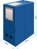 Короб архивный вырубная застежка Бюрократ -BA100/08BLUE пластик 0.8мм корешок 100мм 330х245мм синий