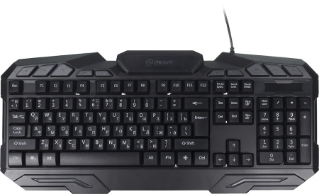 Клавиатура Оклик 700G Dynasty черный USB Multimedia for gamer LED