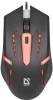 Мышь Defender Flash MB-600L черный оптическая 1200dpi USB 3but (52600)