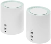 Бесшовный Mesh роутер Cudy M1300 (M1300 2-PACK) AC1200 10/100/1000BASE-TX/Wi-Fi белый (упак.:2шт)