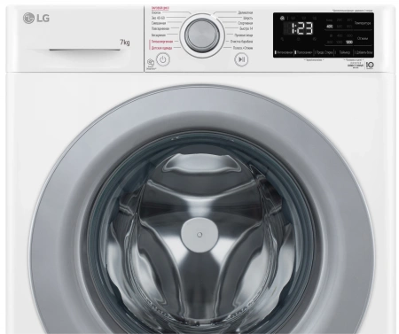 Стиральная машина LG F2V3HS4W класс: A загр.фронтальная макс.:7кг белый инвертер