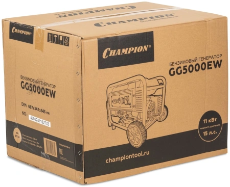 Генератор Champion GG5000EW 5.5кВт