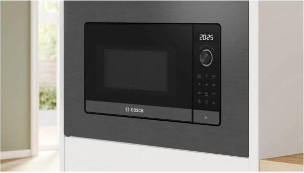 Микроволновая Печь Bosch BEL623MD3 20л. 800Вт серый/черный (встраиваемая)