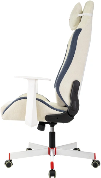 Кресло игровое A4Tech Bloody GC-830 белый с подголов. крестов. пластик белый пластик черный/белый