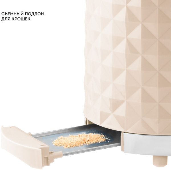 Тостер Galaxy Line GL 2912 1200Вт бежевый