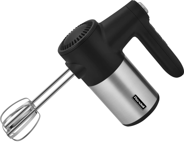 Миксер ручной Rondell RDE-1354 800Вт черный/серебристый