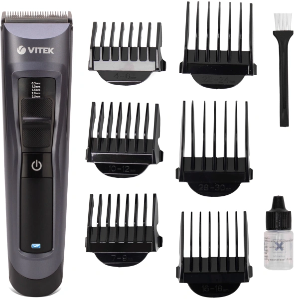 Машинка для стрижки Vitek VT-2582 черный 2.4Вт