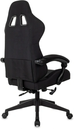 Кресло игровое Zombie Predator черный Neo Black с подголов. крестов. пластик