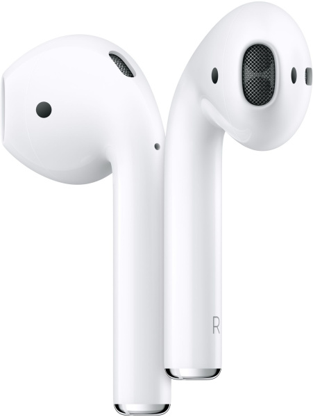 Гарнитура вкладыши Apple AirPods 2 A2032/A2031/A1602 белый беспроводные bluetooth (MV7N2HN/A)