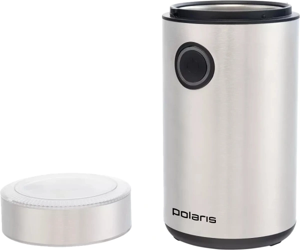 Кофемолка Polaris PCG 2016 200Вт сист.помол.:ротац.нож вместим.:50гр нержавеющая сталь