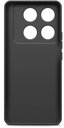 Чехол (клип-кейс) BoraSCO для Infinix Note 40 Pro Silicone Case черный (73181)