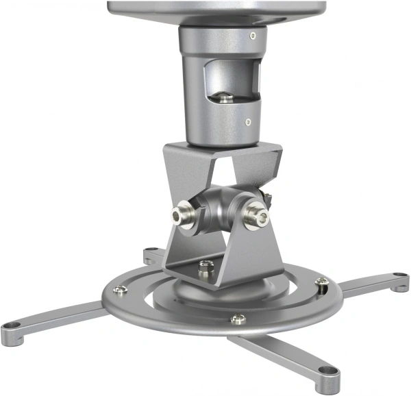 Кронштейн для проектора Cactus CS-VM-PR01-AL серебристый макс.10кг потолочный поворот и наклон