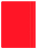 Папка-скоросшиватель Buro -PSE20BU/RED A4 прозрач.верх.лист пластик красный 0.11/0.13
