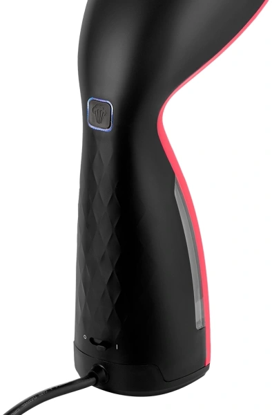 Отпариватель ручной Kitfort КТ-9201 980Вт черный/малиновый