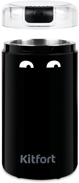Кофемолка Kitfort КТ-7116 200Вт сист.помол.:ротац.нож вместим.:40гр черный