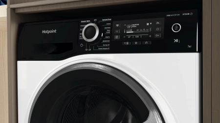 Стиральная машина Hotpoint NSD 7239 ZS VE RU класс: A-30% загр.фронтальная макс.:7кг белый инвертер