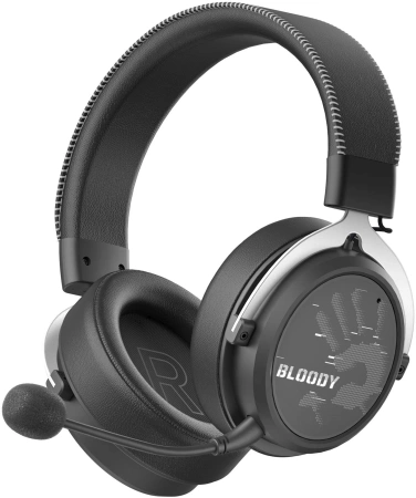 Наушники с микрофоном A4Tech Bloody MR590 Sports черный 1.5м мониторные BT/Radio/3.5mm (MR590 + WIRE