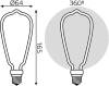 Лампа светодиодная Gauss Filament 1005802104 4Вт цок.:E27 (упак.:10шт) трубка 220B св.свеч.бел.теп.