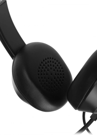 Наушники с микрофоном A4Tech FH150U черный 2м накладные USB (FH150U BLACK)