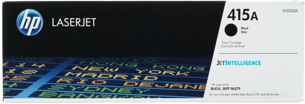 Картридж лазерный HP 415A W2030A черный (2400стр.) для HP LJ M454/MFP M479