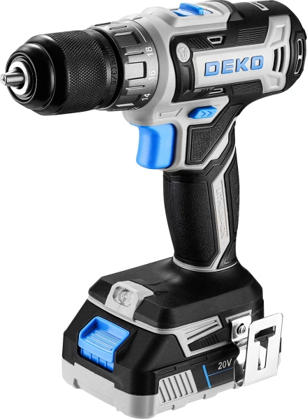 Дрель-шуруповерт Deko Loner 20 V аккум. патрон:быстрозажимной (085-1005)