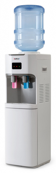 Кулер Hotfrost V115CE напольный электронный белый/серый