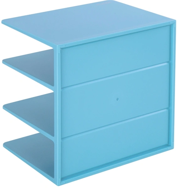 Подставка-ограничитель для книг Deli NS006BLUE Nusign 162x162x122мм синий