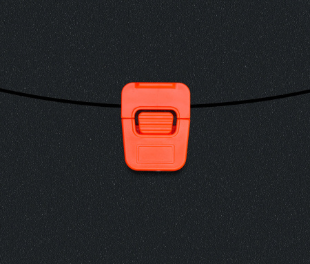 Портфель Бюрократ Black Opal BLPP01OR 1 отдел. A4 пластик 0.7мм черный/оранжевый