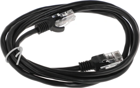 Патч-корд PP12-1.5M/BK 1000G UTP 4 пары cat5E CCA molded 1.5м черный RJ-45 (m)-RJ-45 (m)